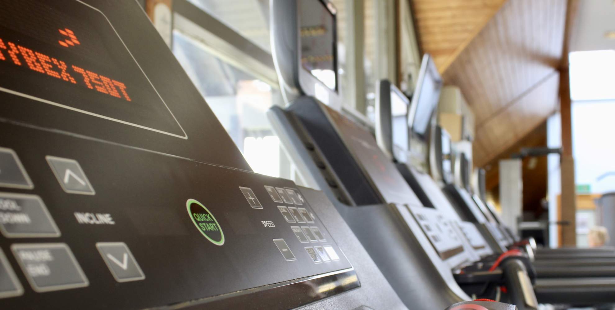 Image of the equipment at Overstone Park Resort's luxury gym 